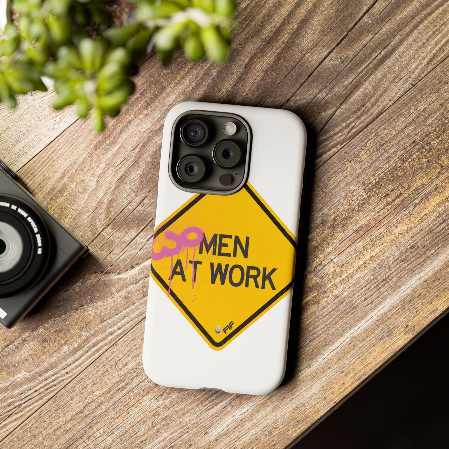 Women at Work Tough Phone Case
