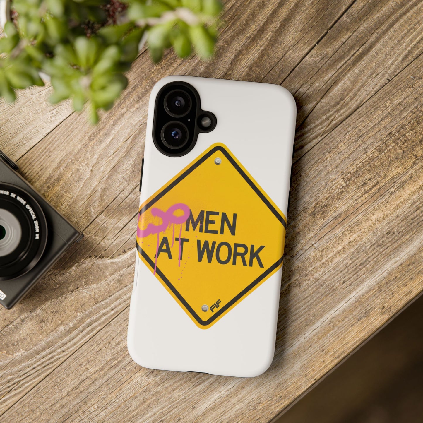 Women at Work Tough Phone Case