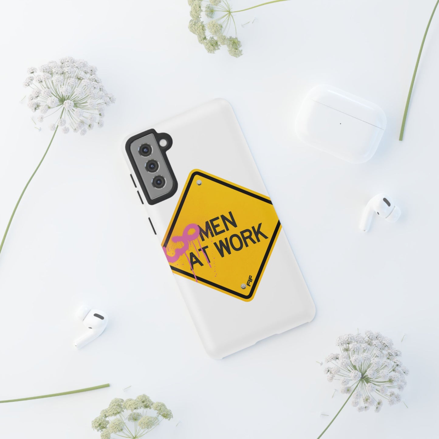 Women at Work Tough Phone Case