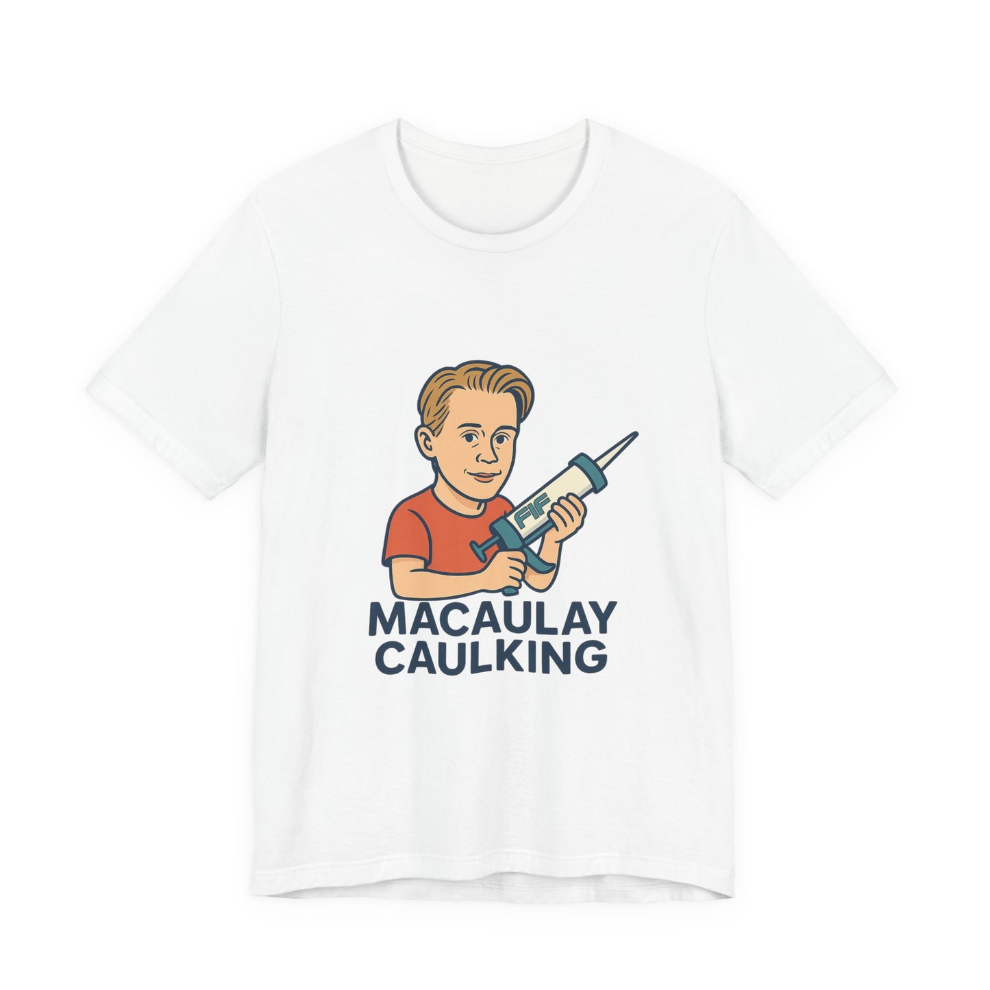 Macaulay Caulking Unisex Tee - White