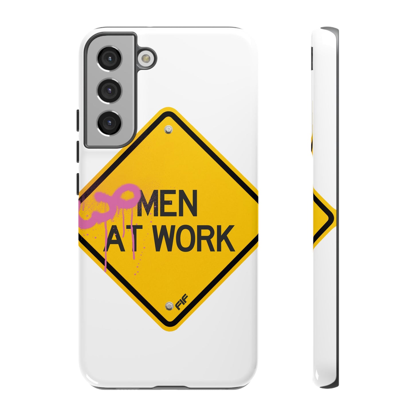 Women at Work Tough Phone Case