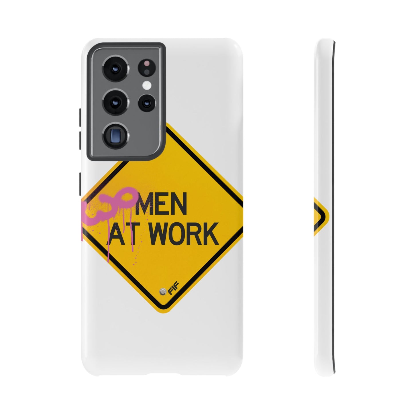 Women at Work Tough Phone Case