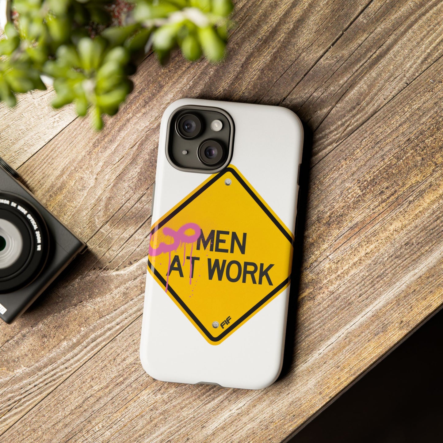 Women at Work Tough Phone Case
