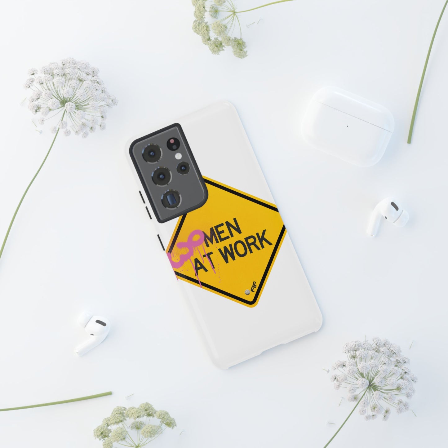Women at Work Tough Phone Case