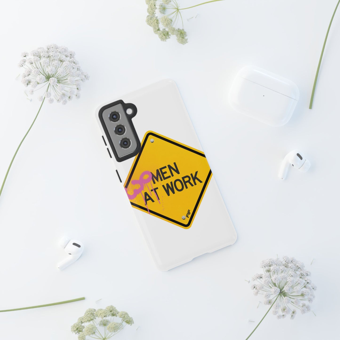 Women at Work Tough Phone Case