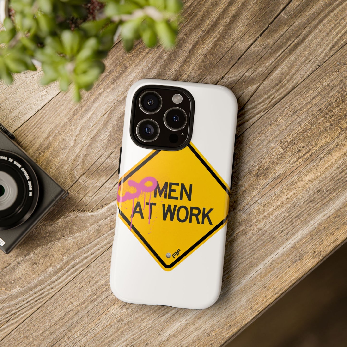 Women at Work Tough Phone Case