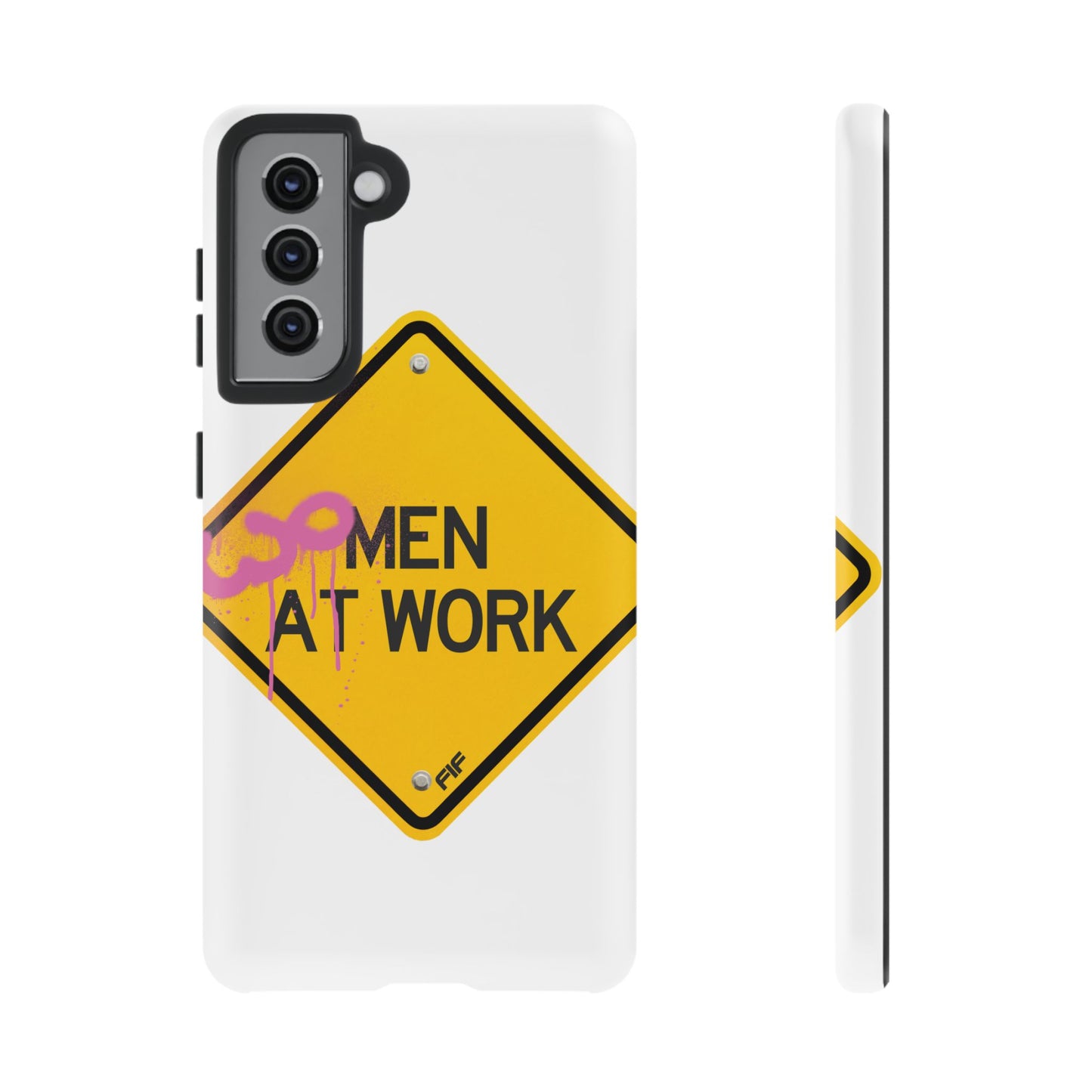Women at Work Tough Phone Case
