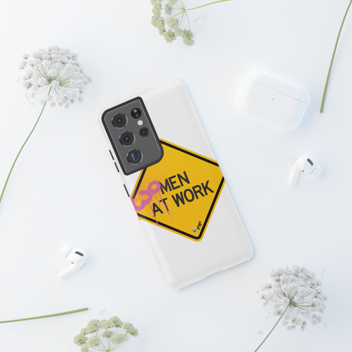 Women at Work Tough Phone Case