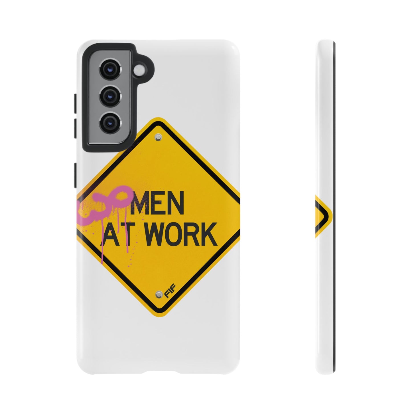 Women at Work Tough Phone Case