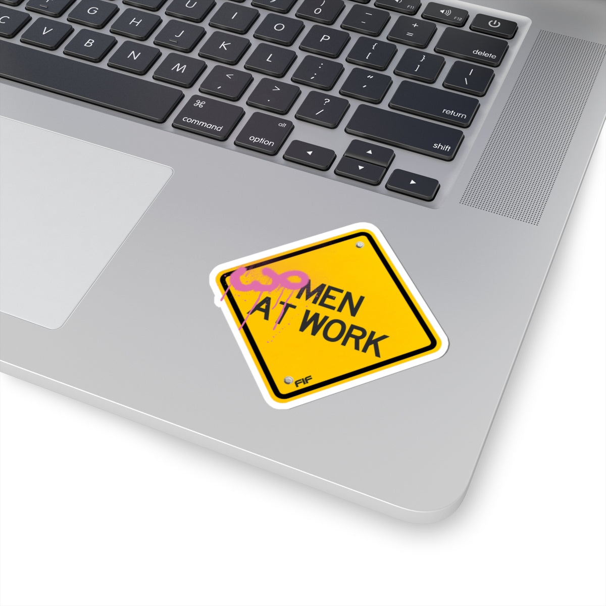 Women at Work Kiss-Cut Sticker