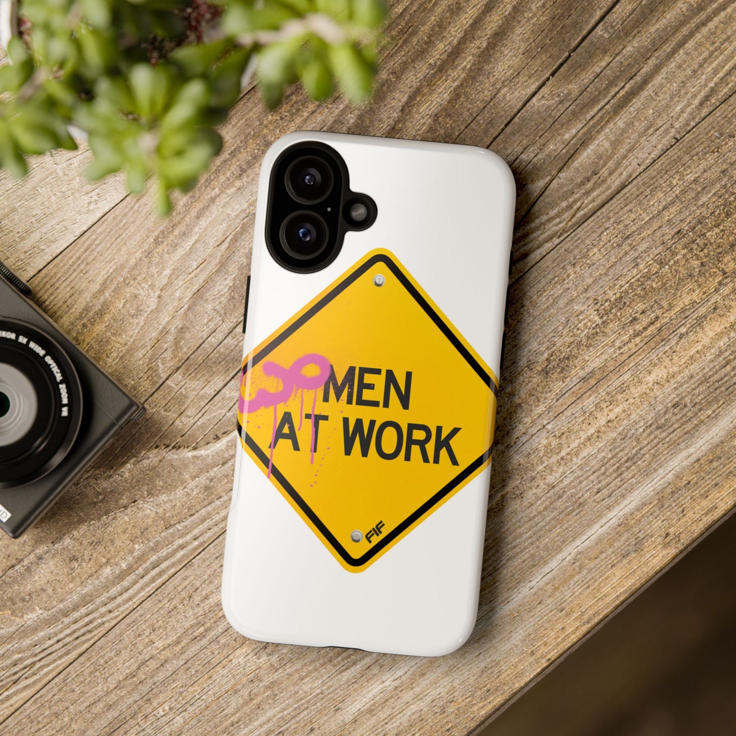 Women at Work Tough Phone Case