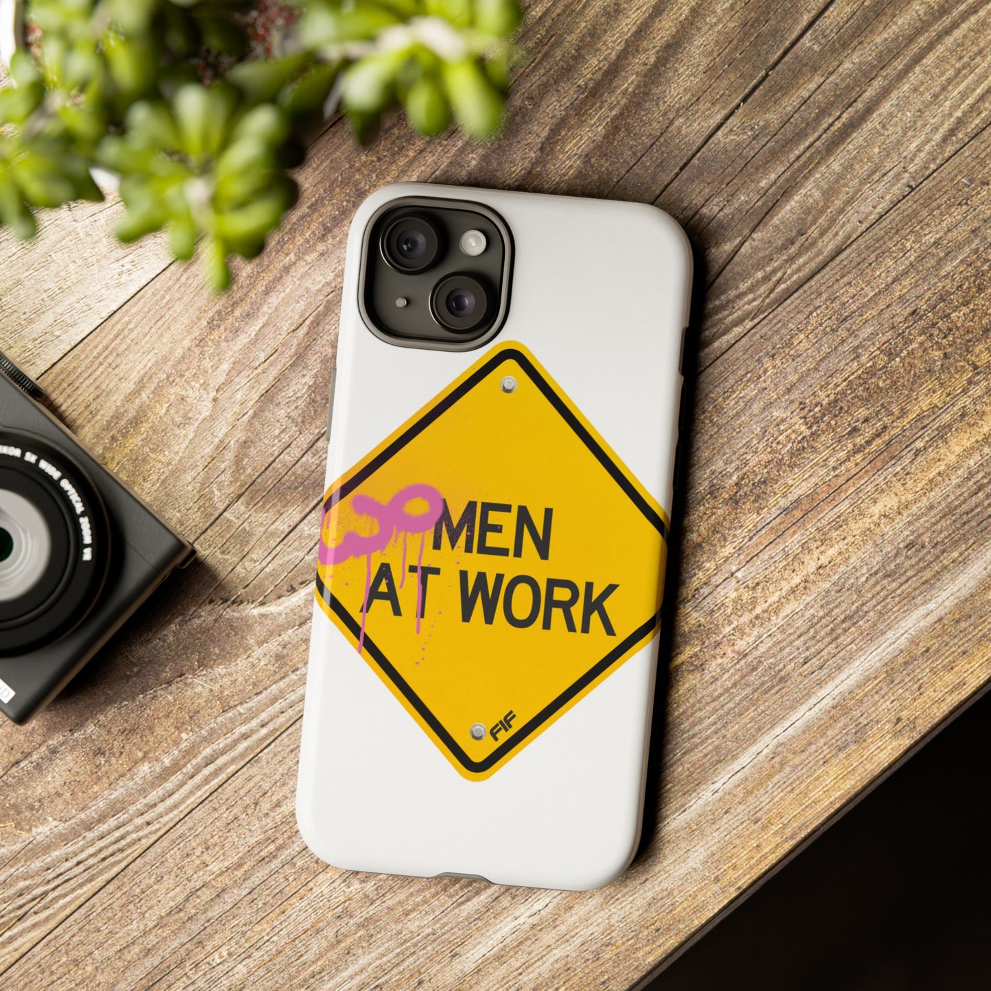 Women at Work Tough Phone Case