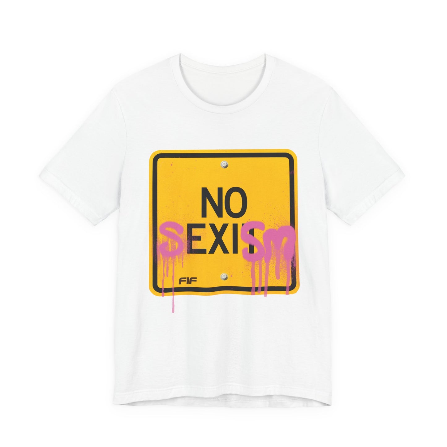 No Sexism Unisex Tee - White