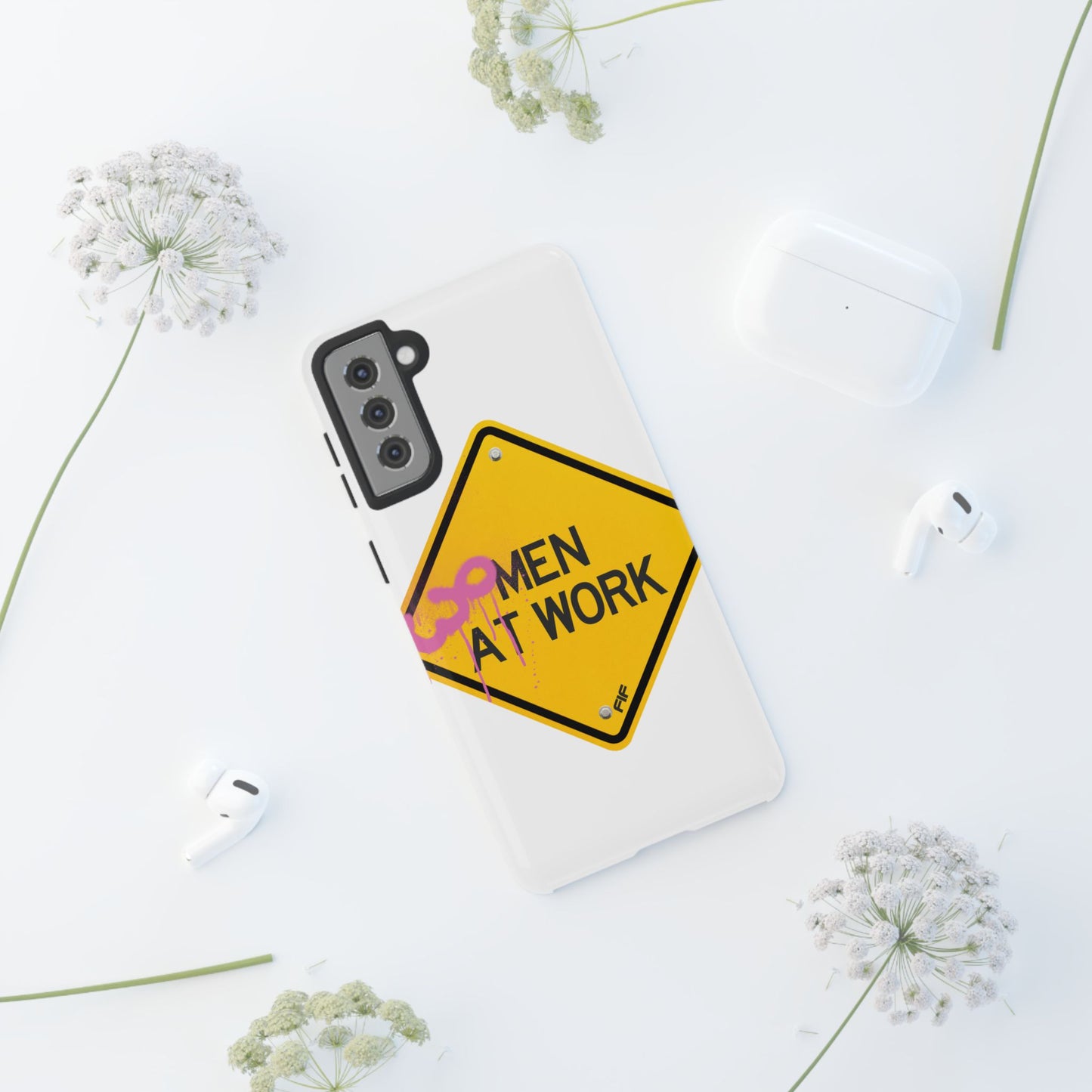 Women at Work Tough Phone Case