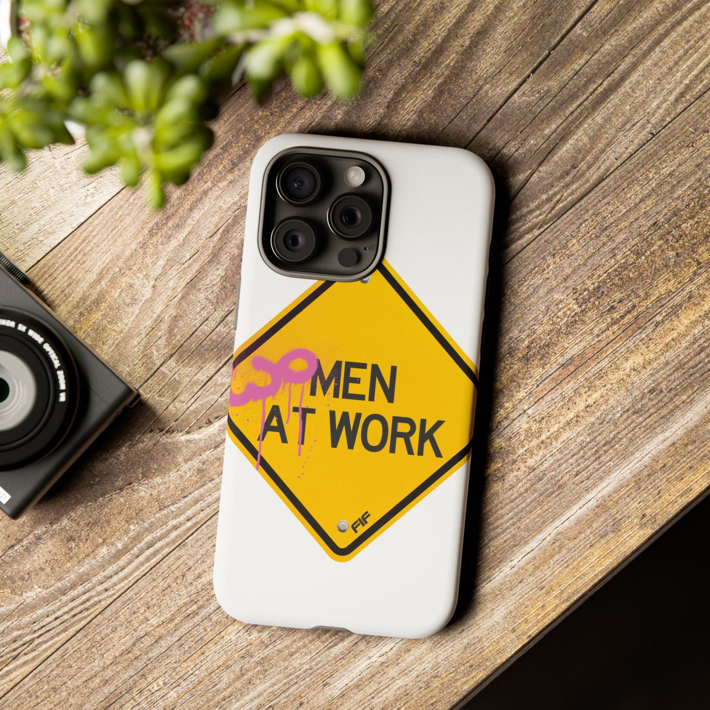 Women at Work Tough Phone Case