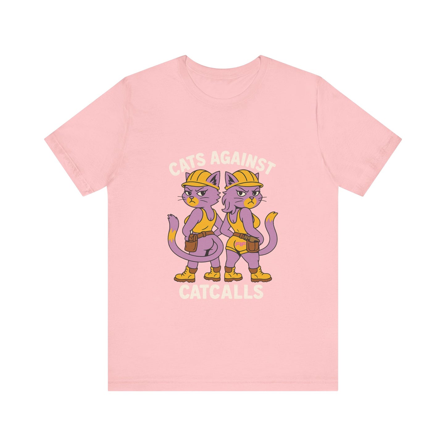 Cats Against Catcalls Unisex Tee - Pink