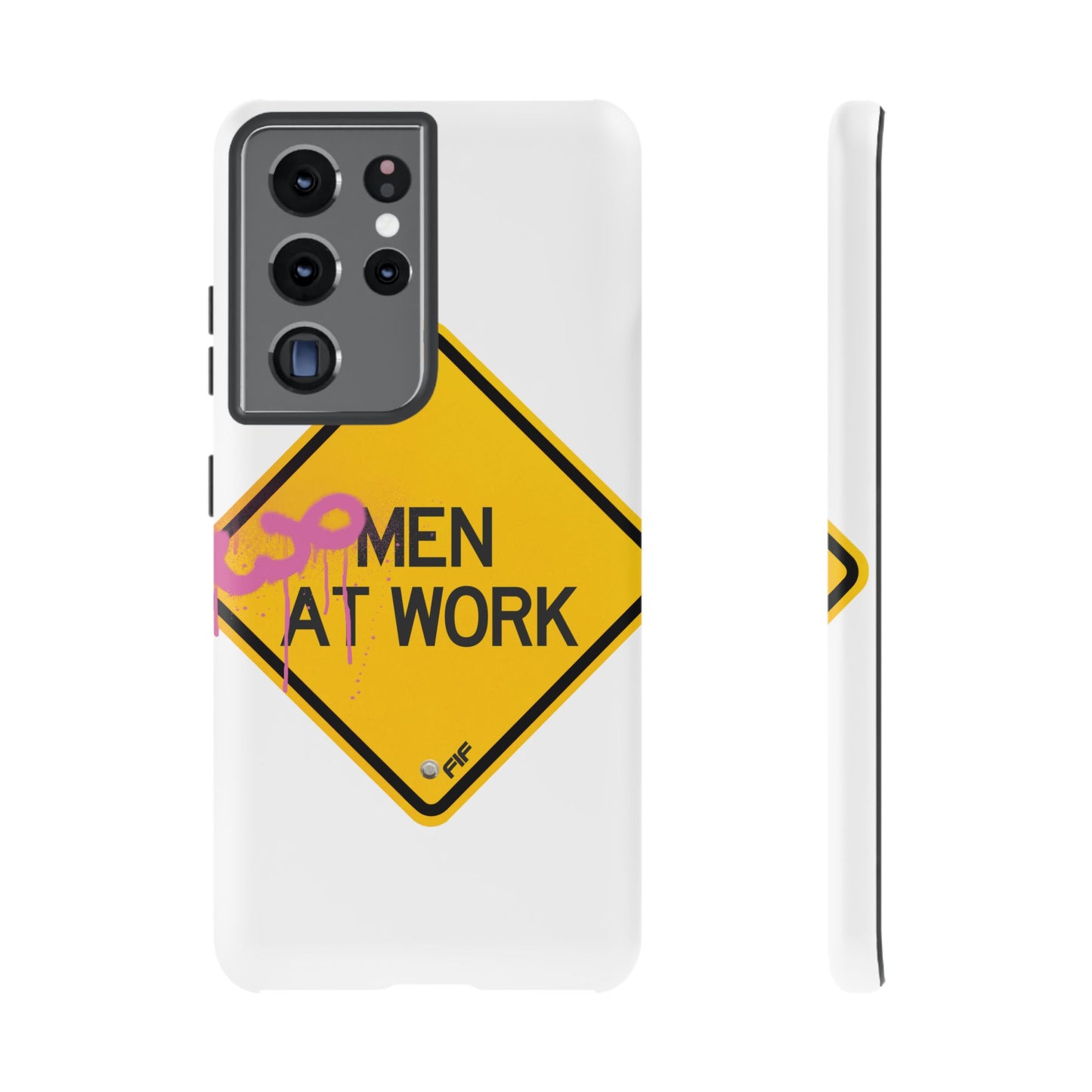 Women at Work Tough Phone Case