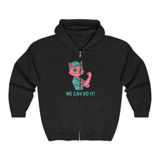 We Can Do It! Unisex Heavy Blend™ Full Zip Hoodie