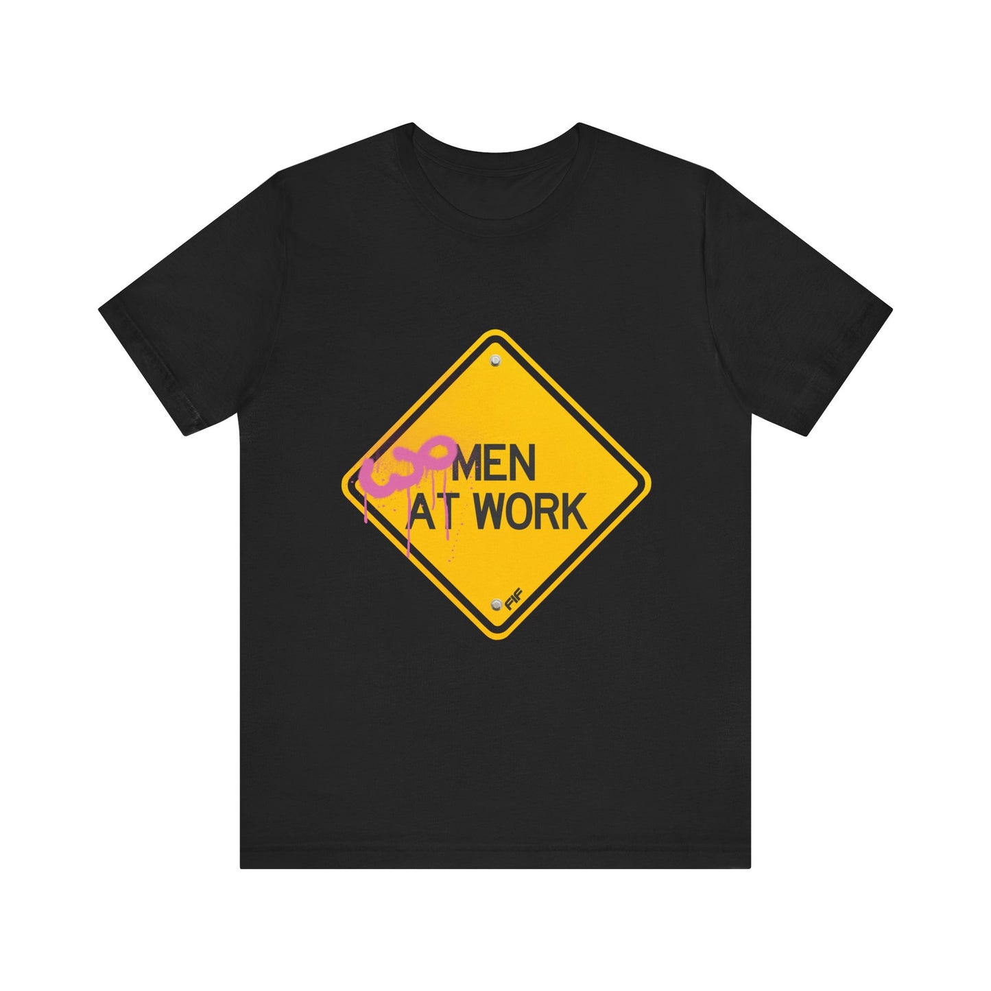 Women at Work Unisex Tee - Black