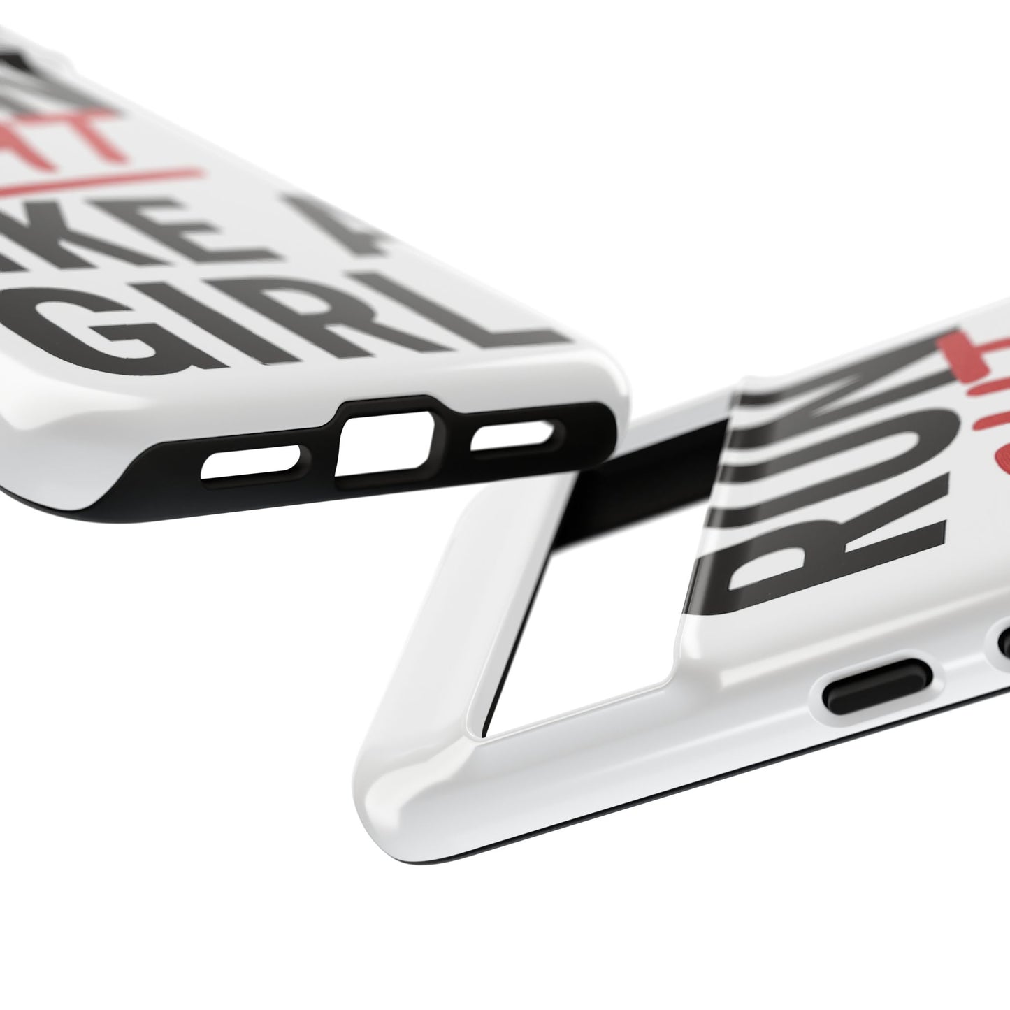 Run Sh*t Like A Girl Tough Phone Case