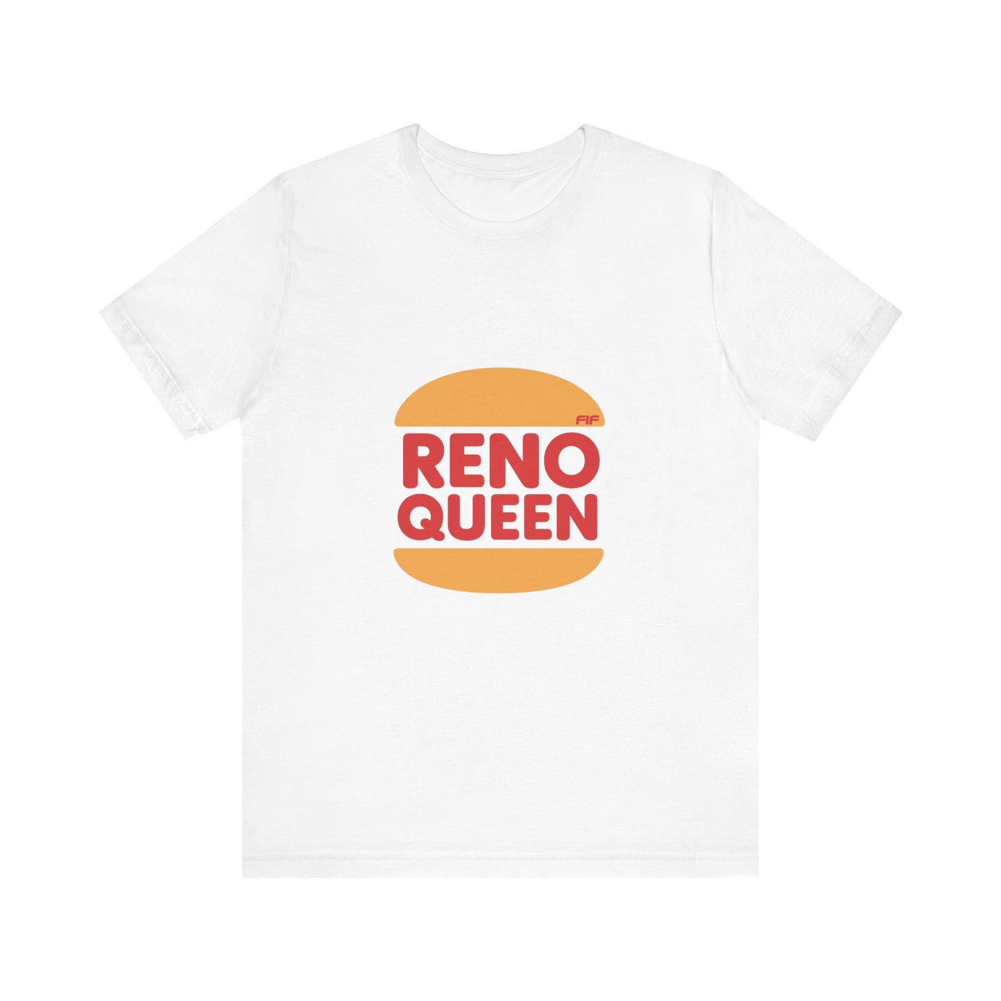 Reno Queen Unisex Tee - White / Black
