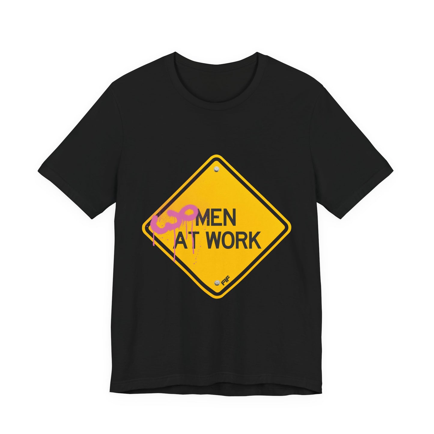 Women at Work Unisex Tee - Black