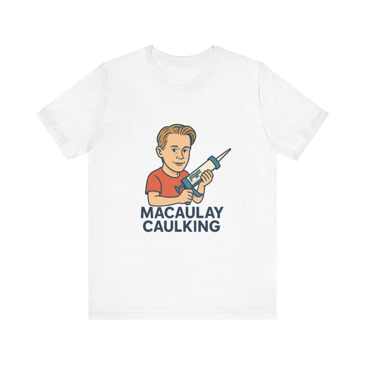 Macaulay Caulking Unisex Tee - White