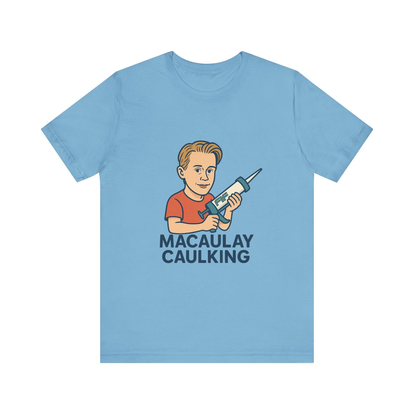 Macaulay Caulking Unisex Tee - Ocean Blue