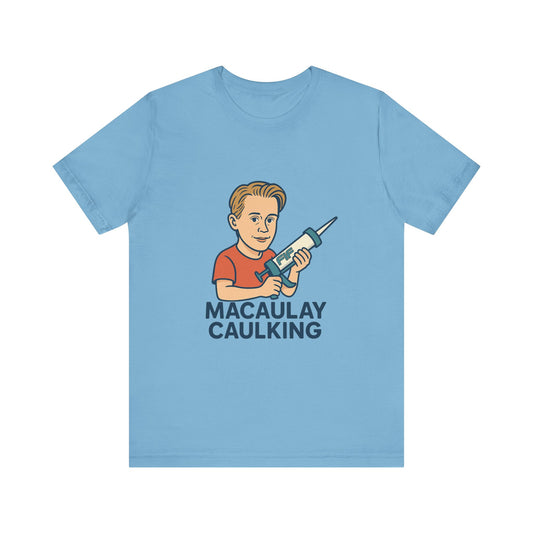 Macaulay Caulking Unisex Tee - Ocean Blue