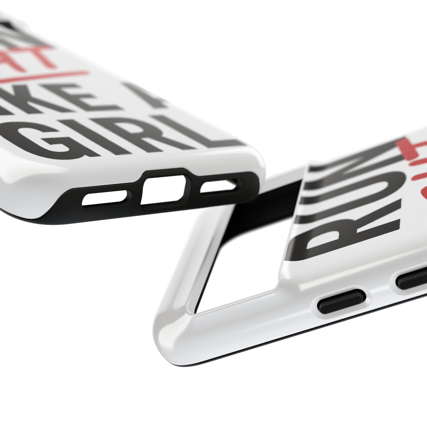 Run Sh*t Like A Girl Tough Phone Case