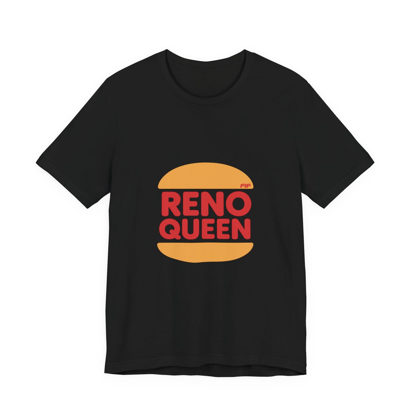 Reno Queen Unisex Tee - White / Black