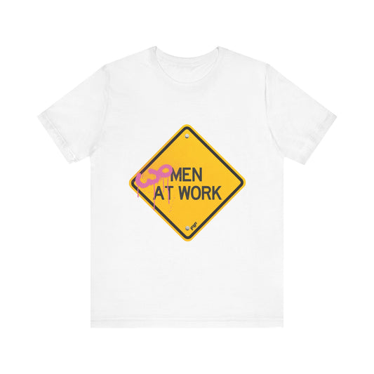 Women at Work Unisex Tee - White