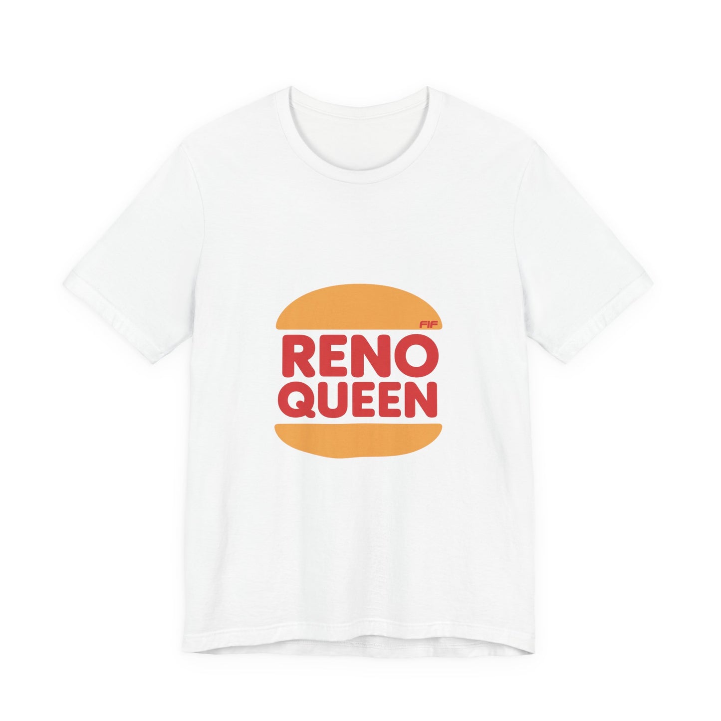 Reno Queen Unisex Tee - White / Black