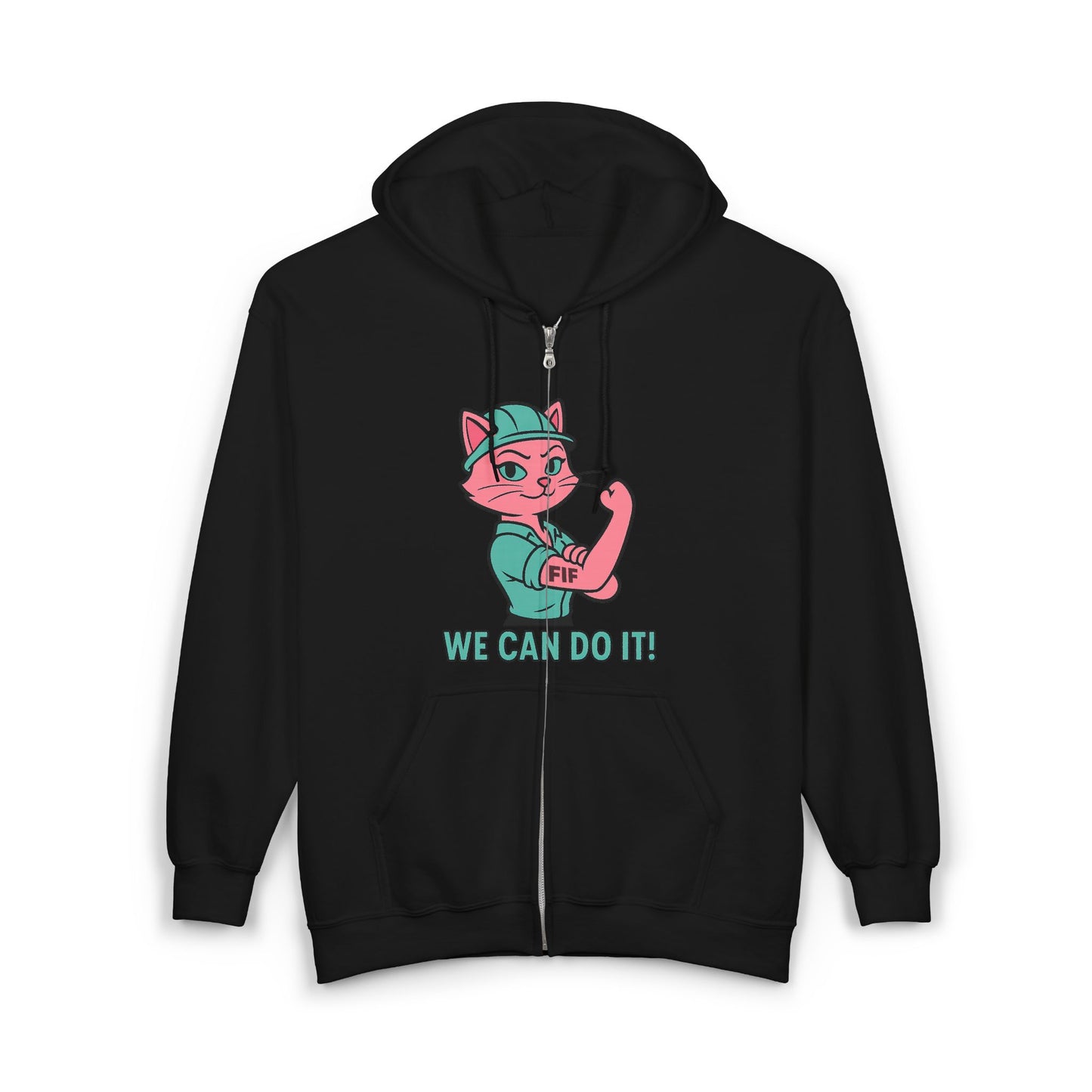 We Can Do It! Unisex Heavy Blend™ Full Zip Hoodie