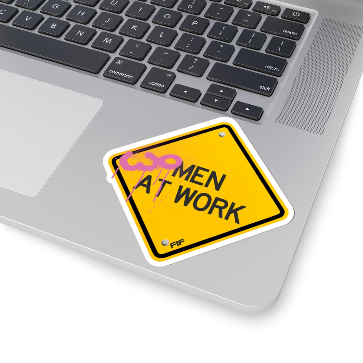Women at Work Kiss-Cut Sticker