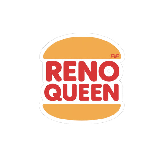 Reno Queen Kiss-Cut Sticker