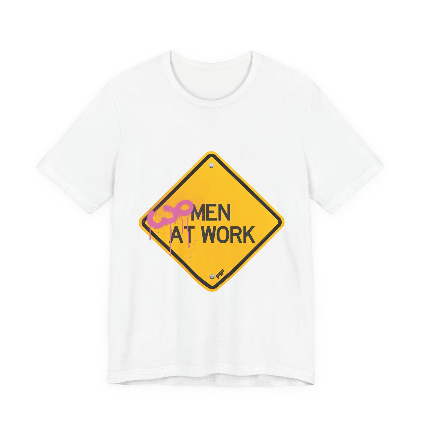 Women at Work Unisex Tee - White